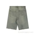 Jeans vintage light wash shorts in denim